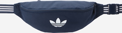 Rankinė ant juosmens 'Adicolor' iš ADIDAS ORIGINALS, spalva – tamsiai mėlyna / balta, Prekių apžvalga
