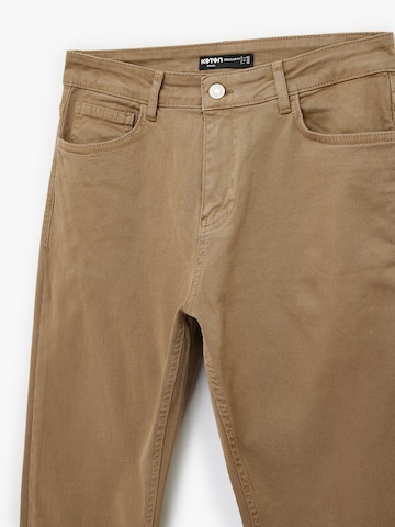 Koton Flared Broek in Beige