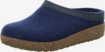 HAFLINGER Hausschuh 'Torben' in Blau: Vorderseite
