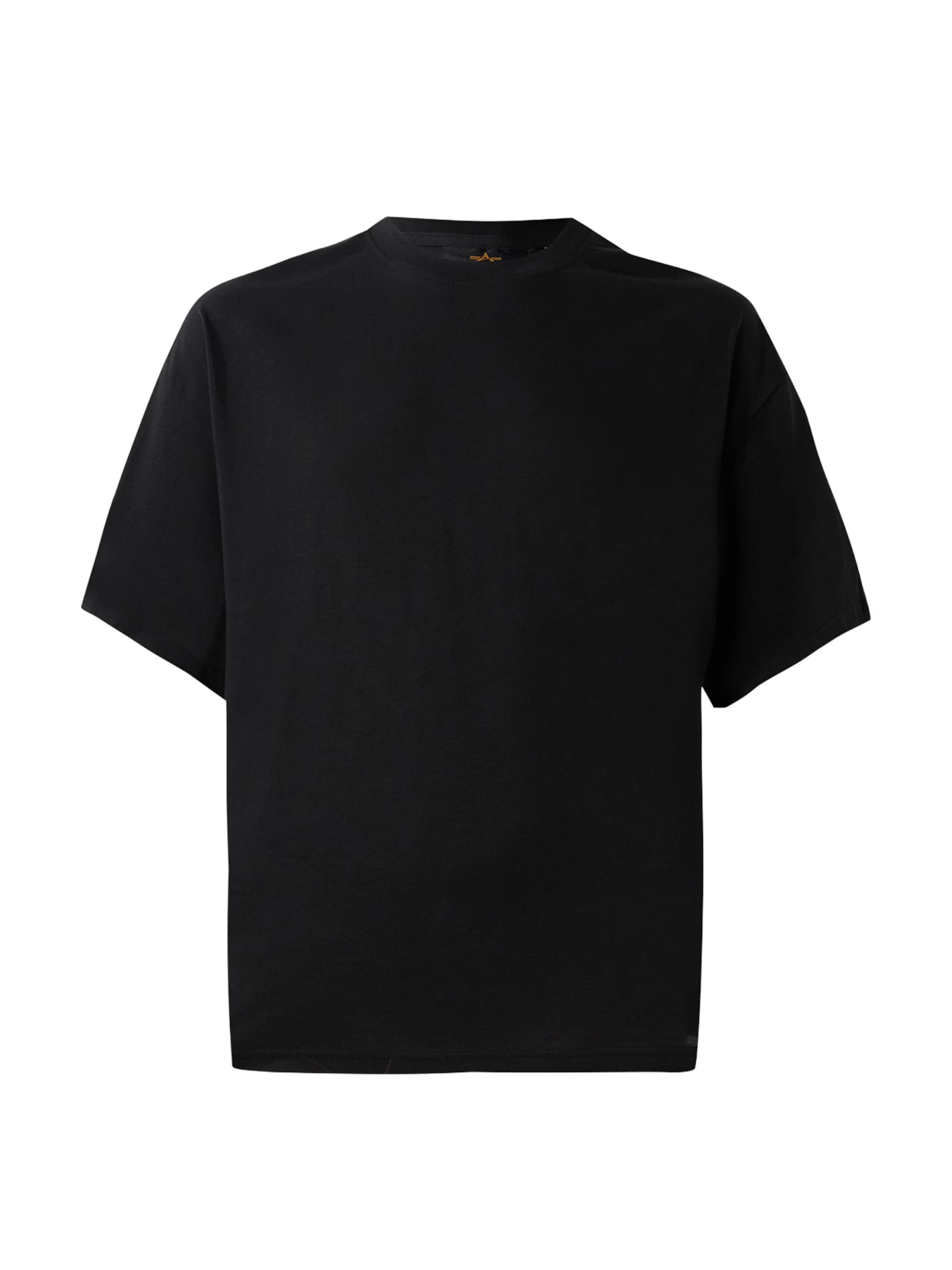 ALPHA INDUSTRIES T-Shirt 'Studio Edition' in Schwarz: Vorderseite