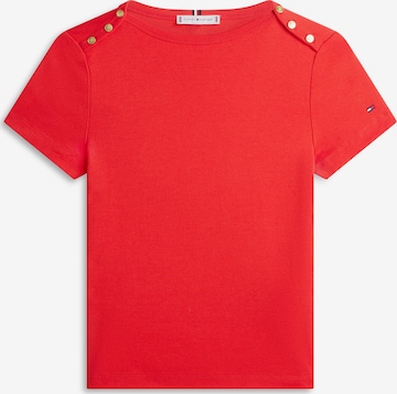 TOMMY HILFIGER Тениска в оранжево: отпред