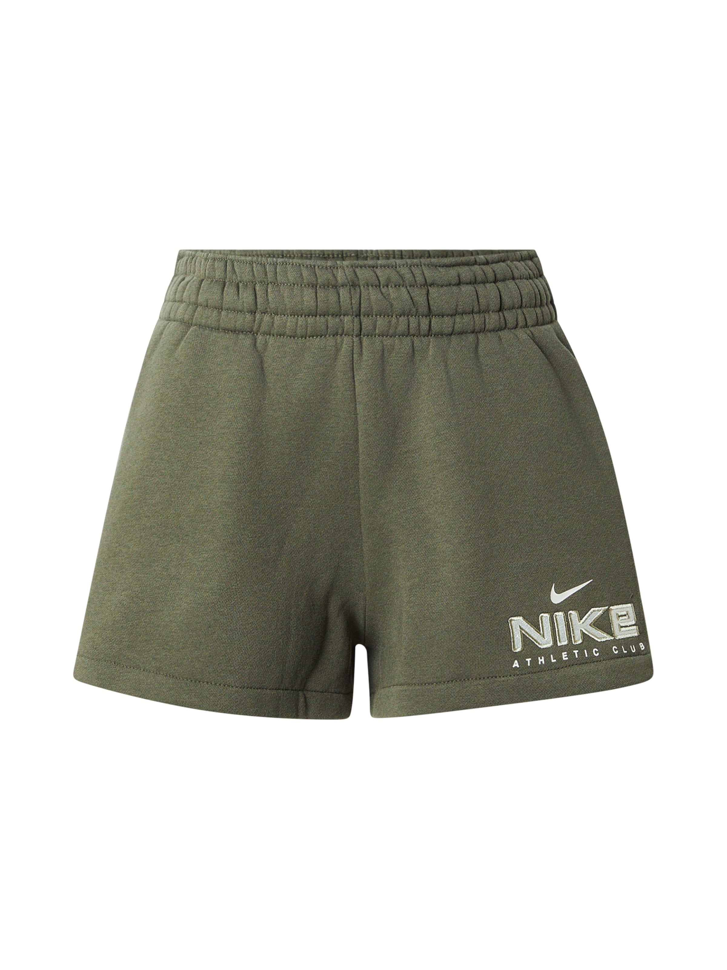 Nike Sportswear Regular Shorts 'CLS+ FLC' in Grün: Vorderseite