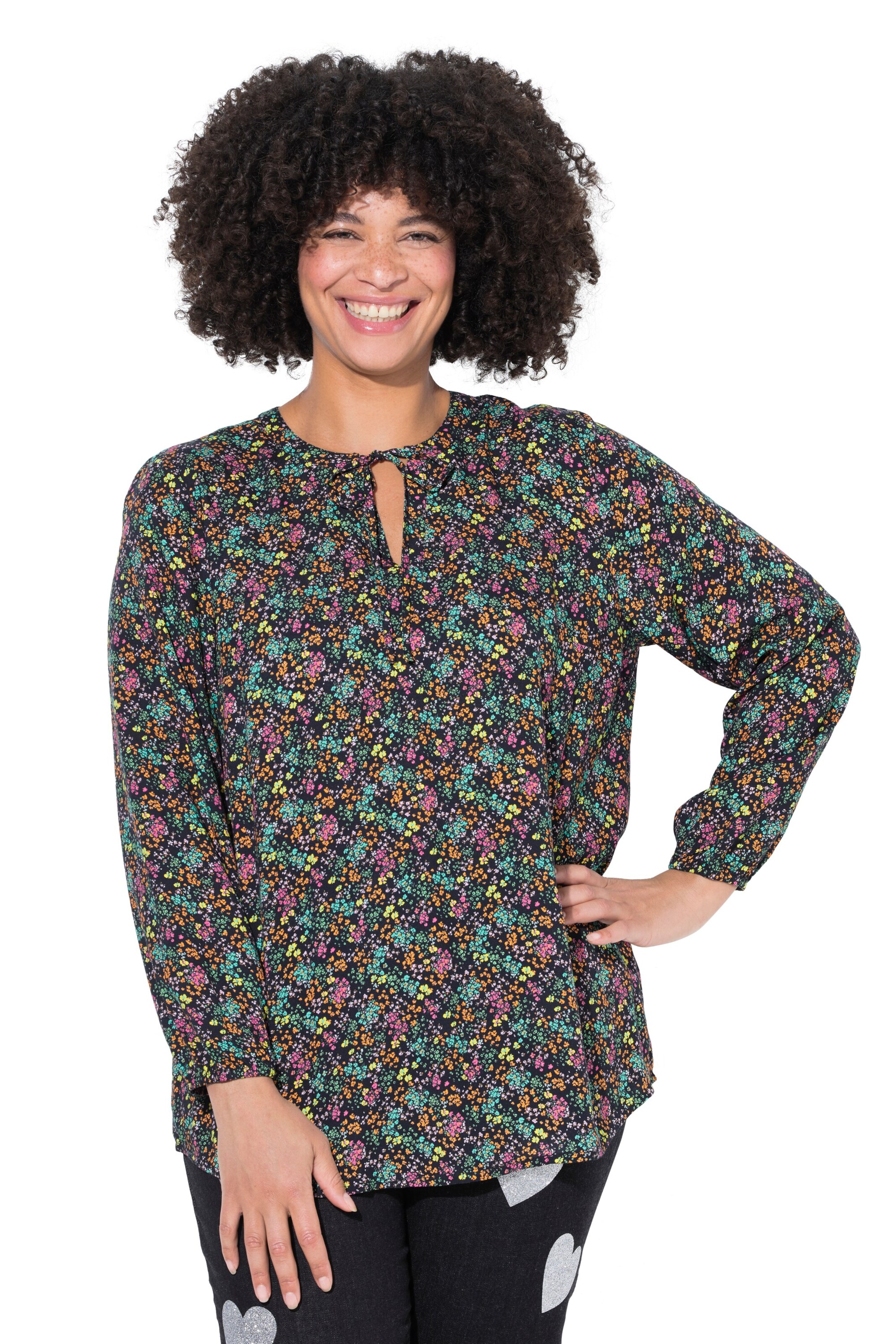 Angel of Style Tuniek in Zwart: voorkant