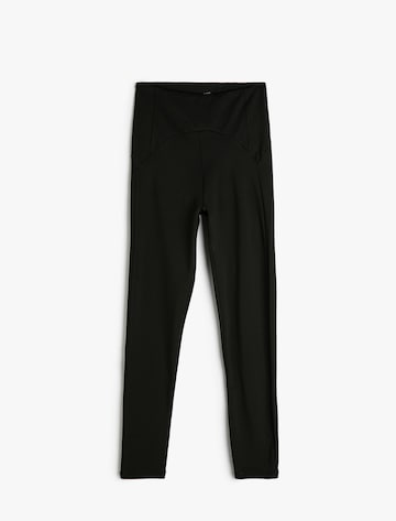 Koton Skinny Leggings in Black: front