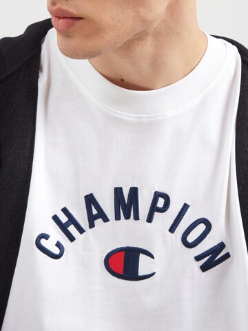 balta Champion Authentic Athletic Apparel Marškinėliai