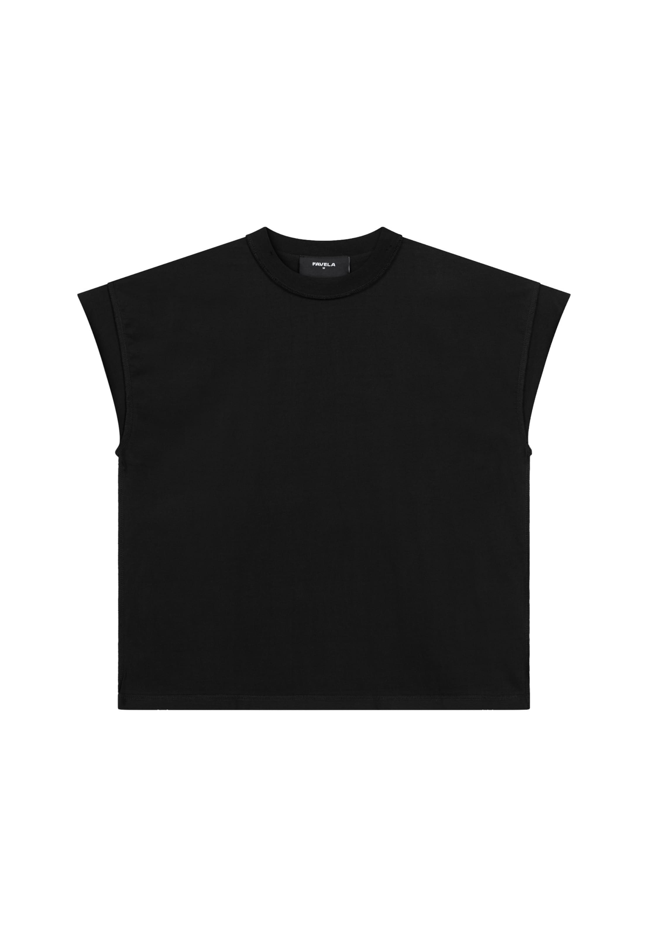 FAVELA T-Shirt in Schwarz: Vorderseite