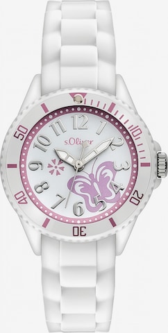 s.Oliver Watch in White: front