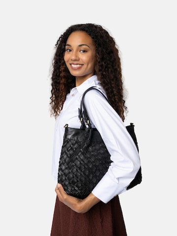 RE:DESIGNED Shopper ' Nika ' in Black: front