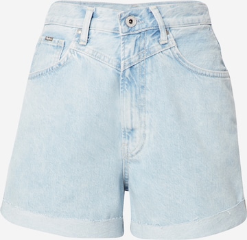 Jean 'RACHEL' Pepe Jeans en bleu : devant