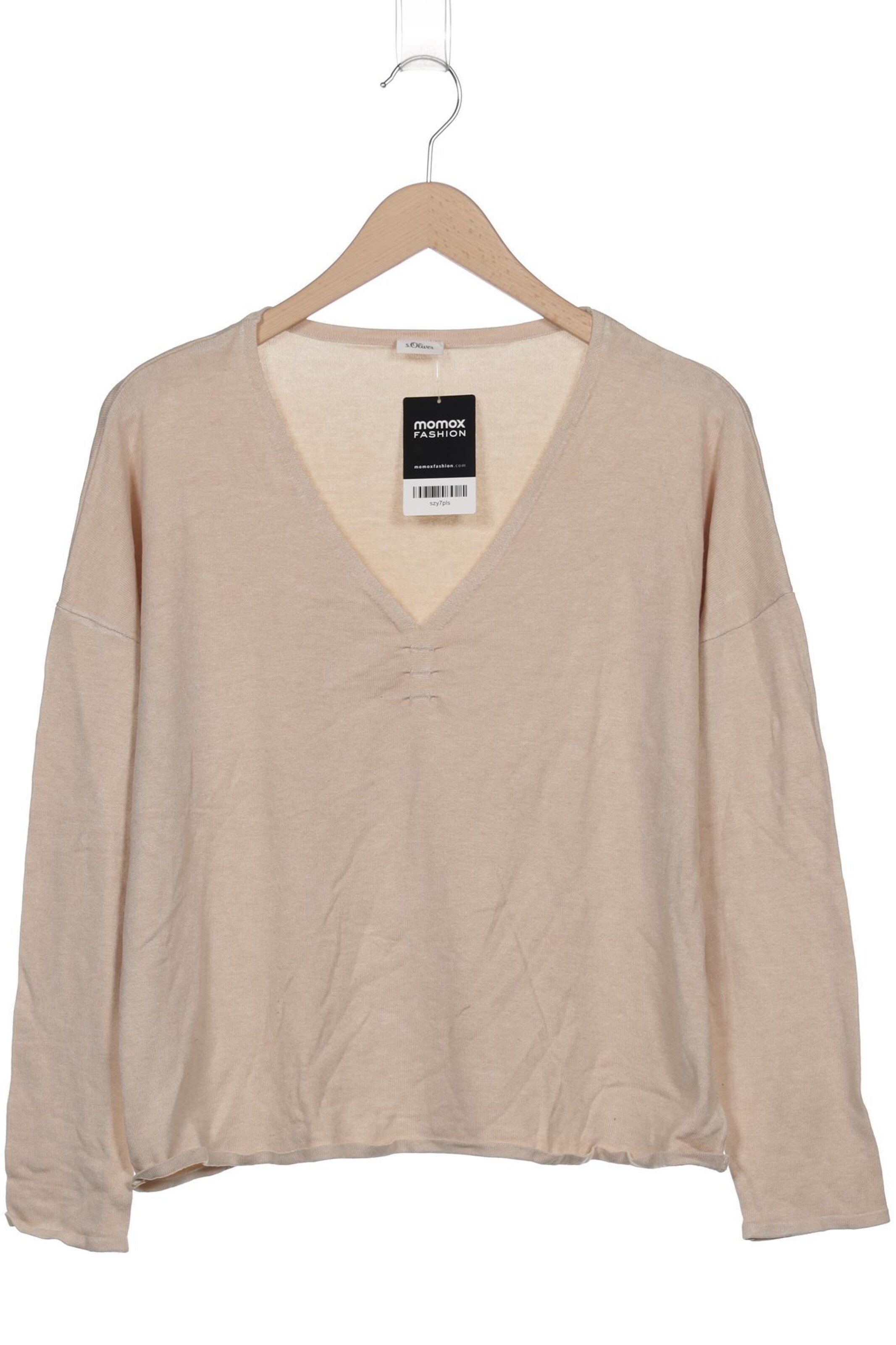 s.Oliver Pullover L in Beige: Vorderseite