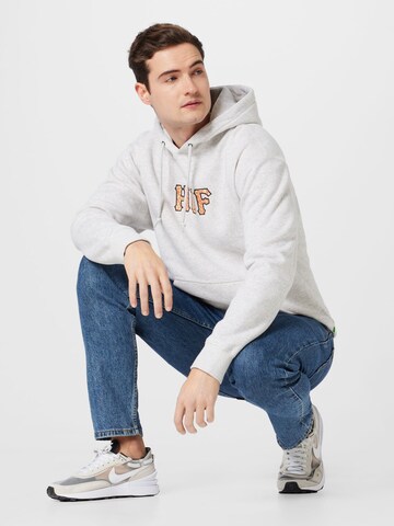 HUF Sweatshirt 'QUAKE CONDITIONS' in Grau