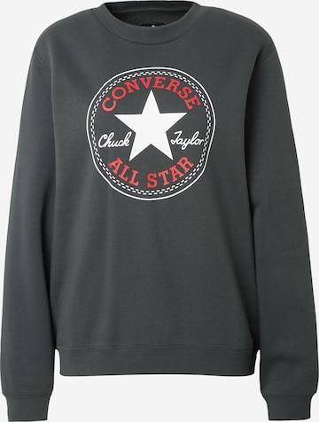 CONVERSE - Sweatshirt 'GO-TO ALL STAR' em preto: frente