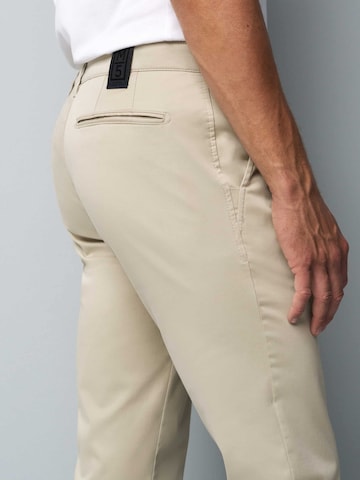 MEYER Regular Chino Pants 'M5' in Beige