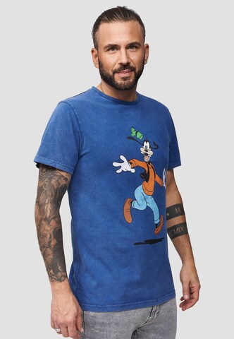 Recovered Shirt 'Disney Excited Goofy' in Blue
