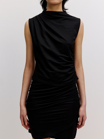 EDITED Top 'Vilana' in Schwarz: Vorderseite