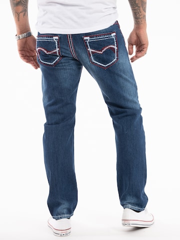 Rock Creek Loosefit Jeans in Blau