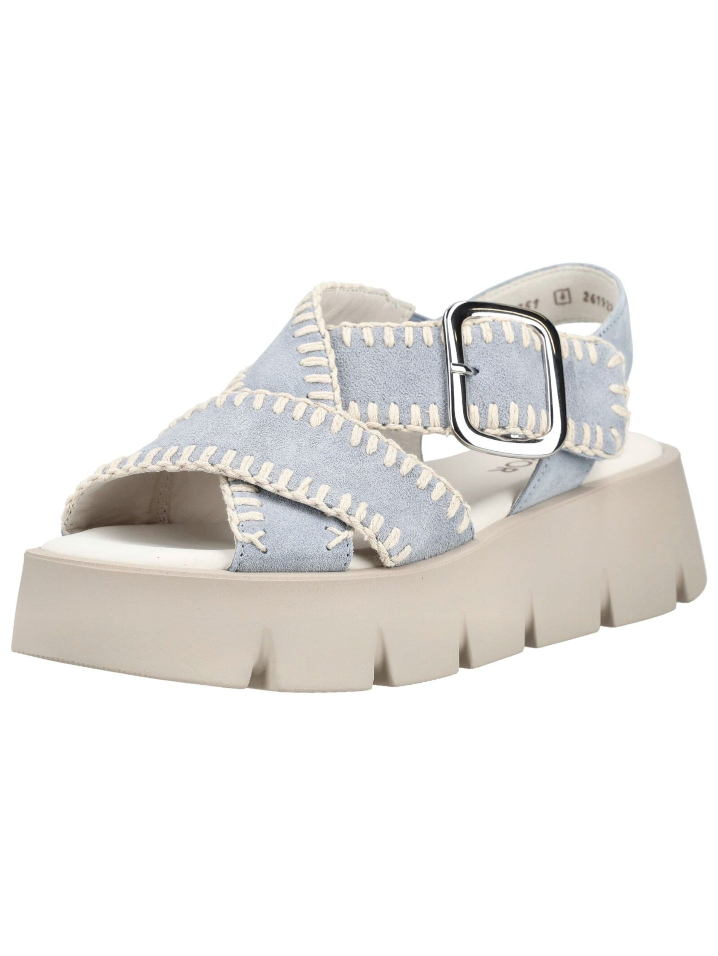 Sandales à lanières GABOR en bleu : devant