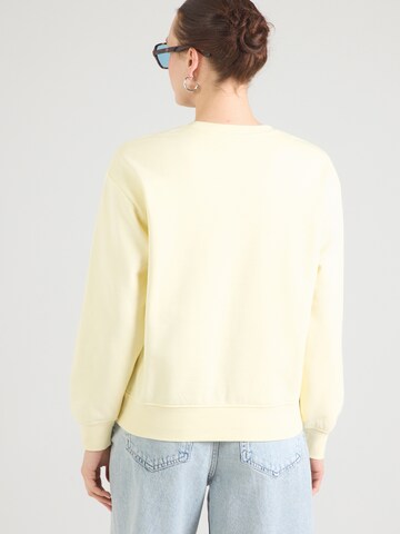 Regular Sweat-shirt Calvin Klein Jeans en jaune