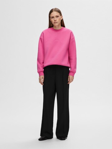 SELECTED FEMME Sweatshirt i pink