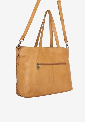 DreiMaster Vintage Shopper 'Eyota' in Beige