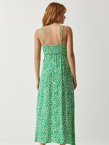Happiness İstanbul Καλοκαιρινό φόρεμα σε πράσινο