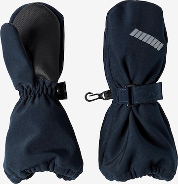 NAME IT Handskar 'NMNAlfa' i blå: framsida