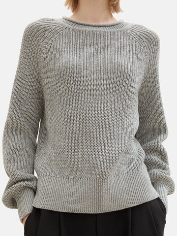 TOM TAILOR DENIM Sweater in Grey