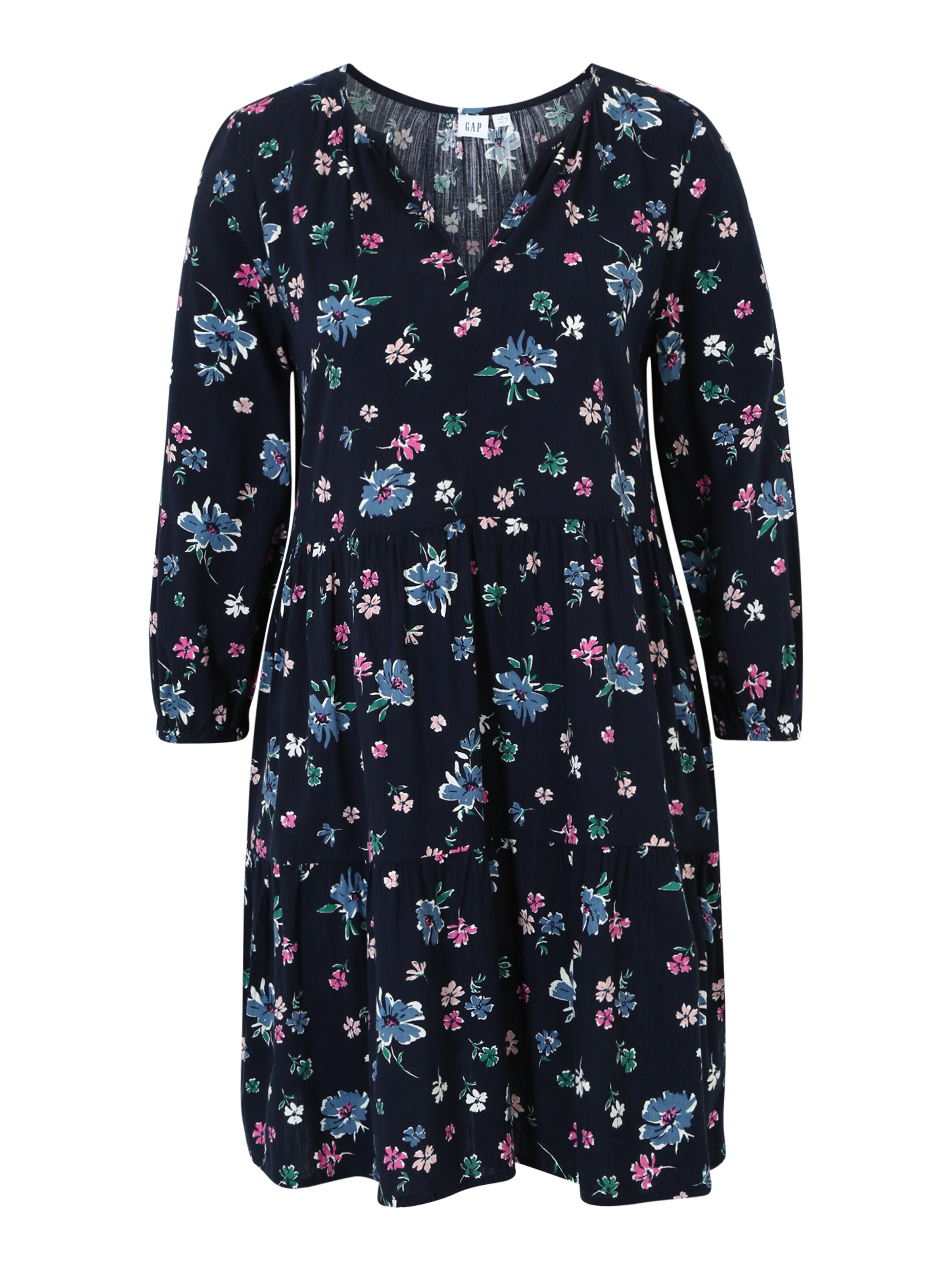 Gap Petite Šaty - Modrá: predná strana