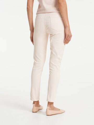 OPUS Skinny Farkut 'Elma' värissä beige