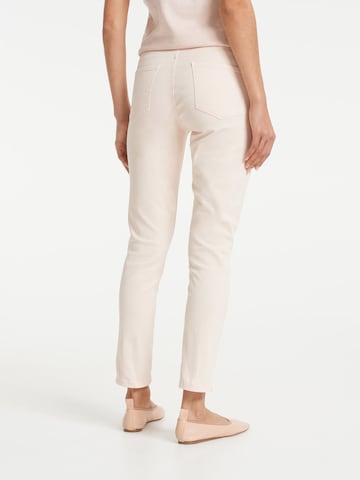 OPUS Skinny Jeans 'Elma' in Beige