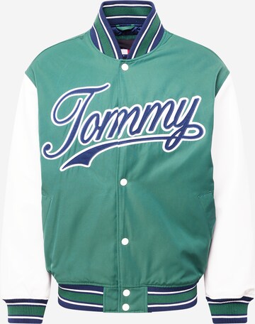 Giacca di mezza stagione di Tommy Jeans in verde: frontale