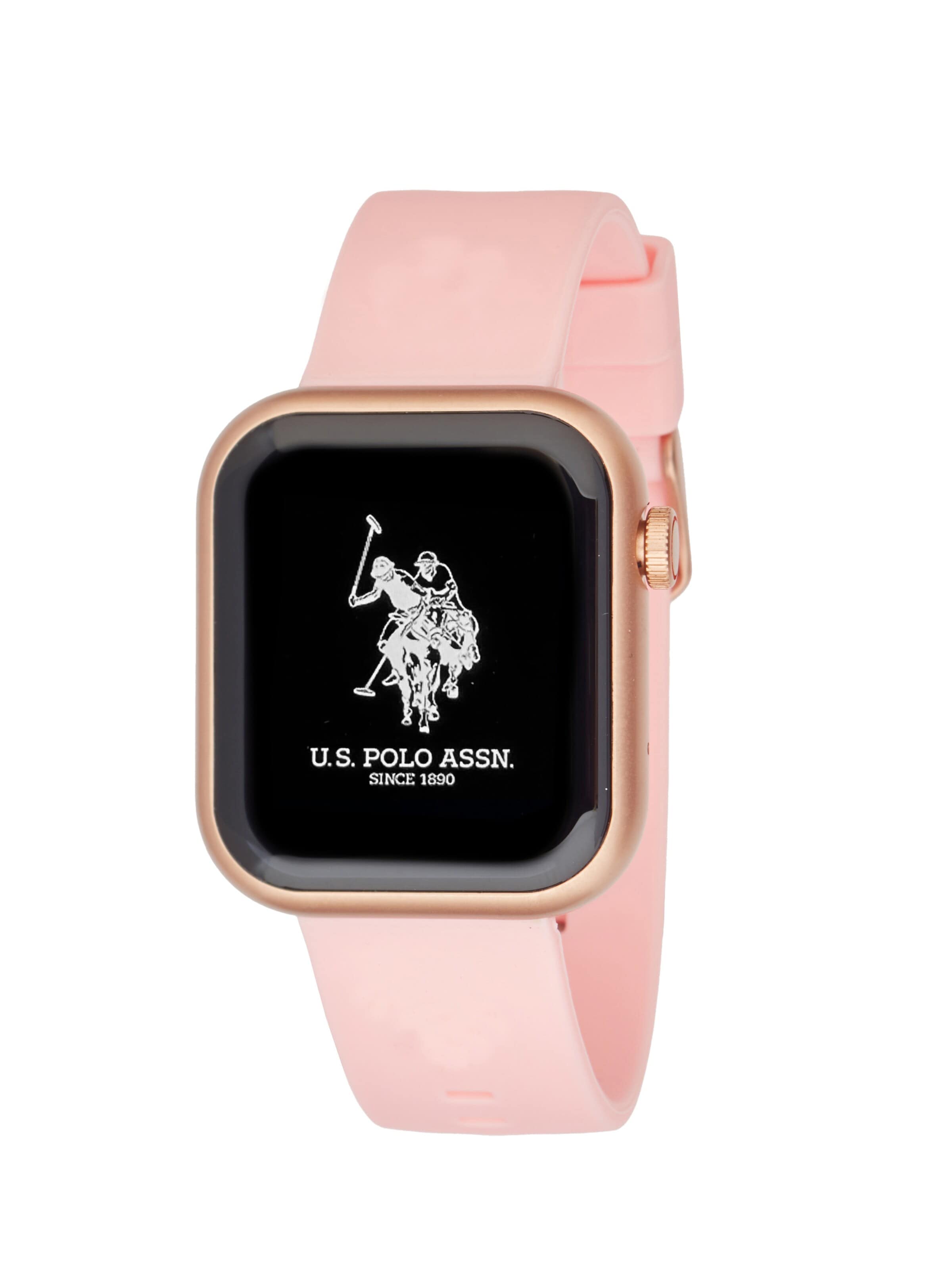 U.S. POLO ASSN. - Reloj digital 'Smart Watch' en rosa: frente