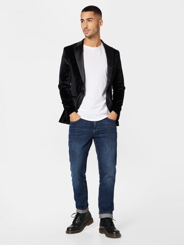 Coupe regular Veste de costume BURTON MENSWEAR LONDON en noir