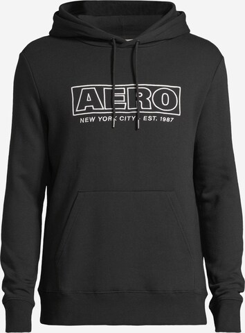 AÉROPOSTALE - Sudadera 'HERITAGE' en negro: frente