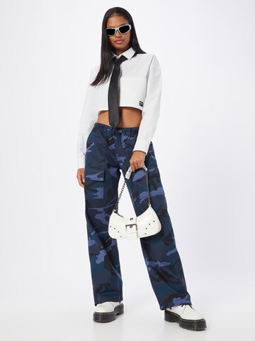 Nasty Gal Loose fit Cargo Pants in Blue