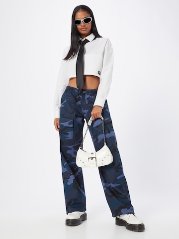 Nasty Gal Loosefit Cargobroek in Blauw