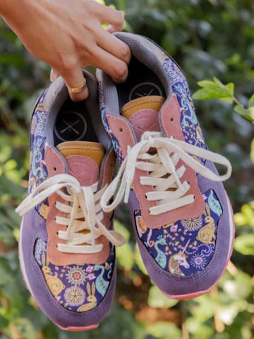 inkkas Sneaker low 'Saola - Vegan Premium Sneaker | Nachhaltig & Handgefertigt.' in Mischfarben