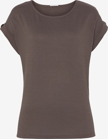 LASCANA - Camiseta en marrón: frente