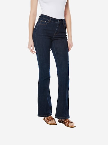 KOROSHI Flared Jeans i blå