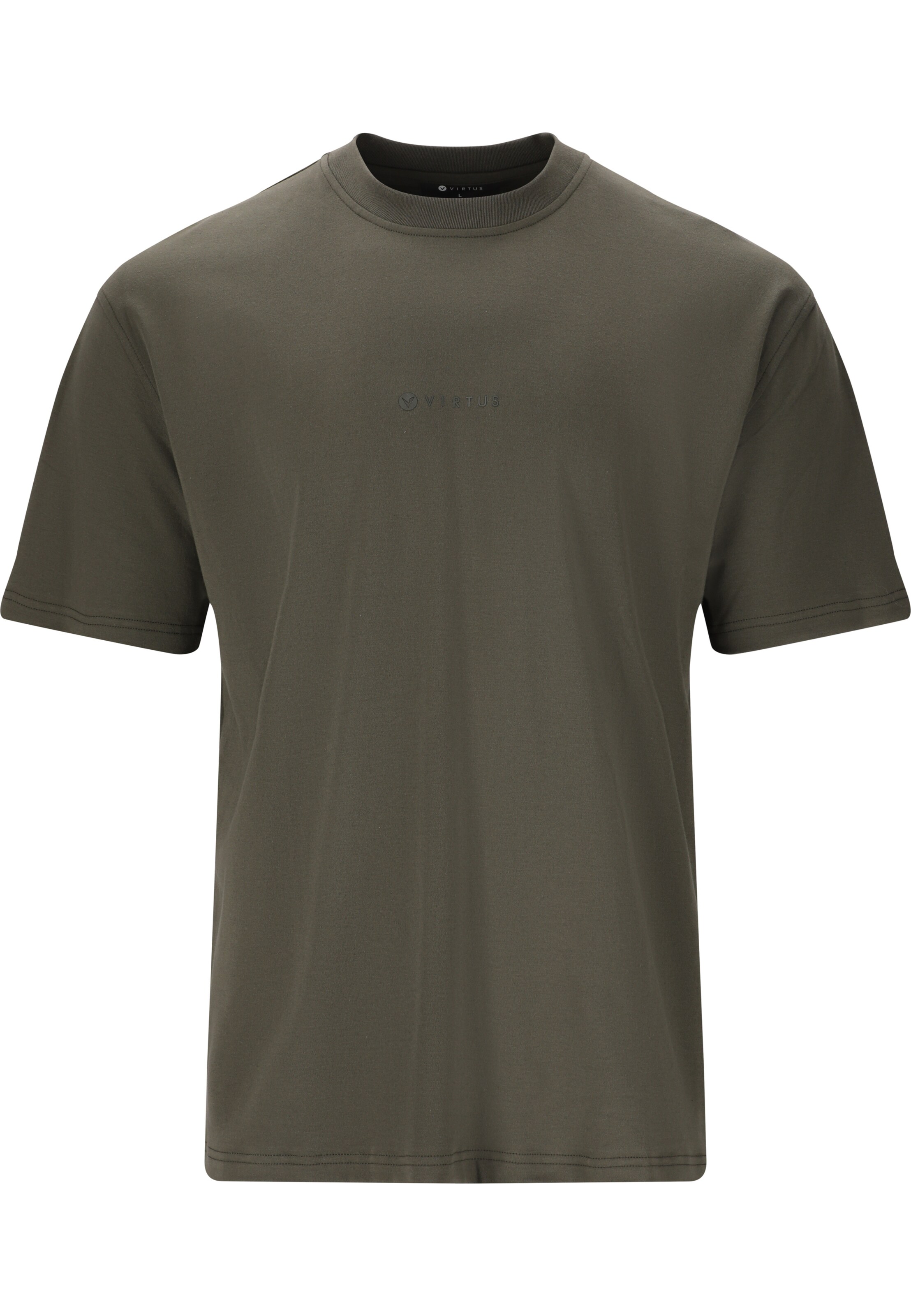 Virtus T-Shirt 'Roake' in Braun: Vorderseite