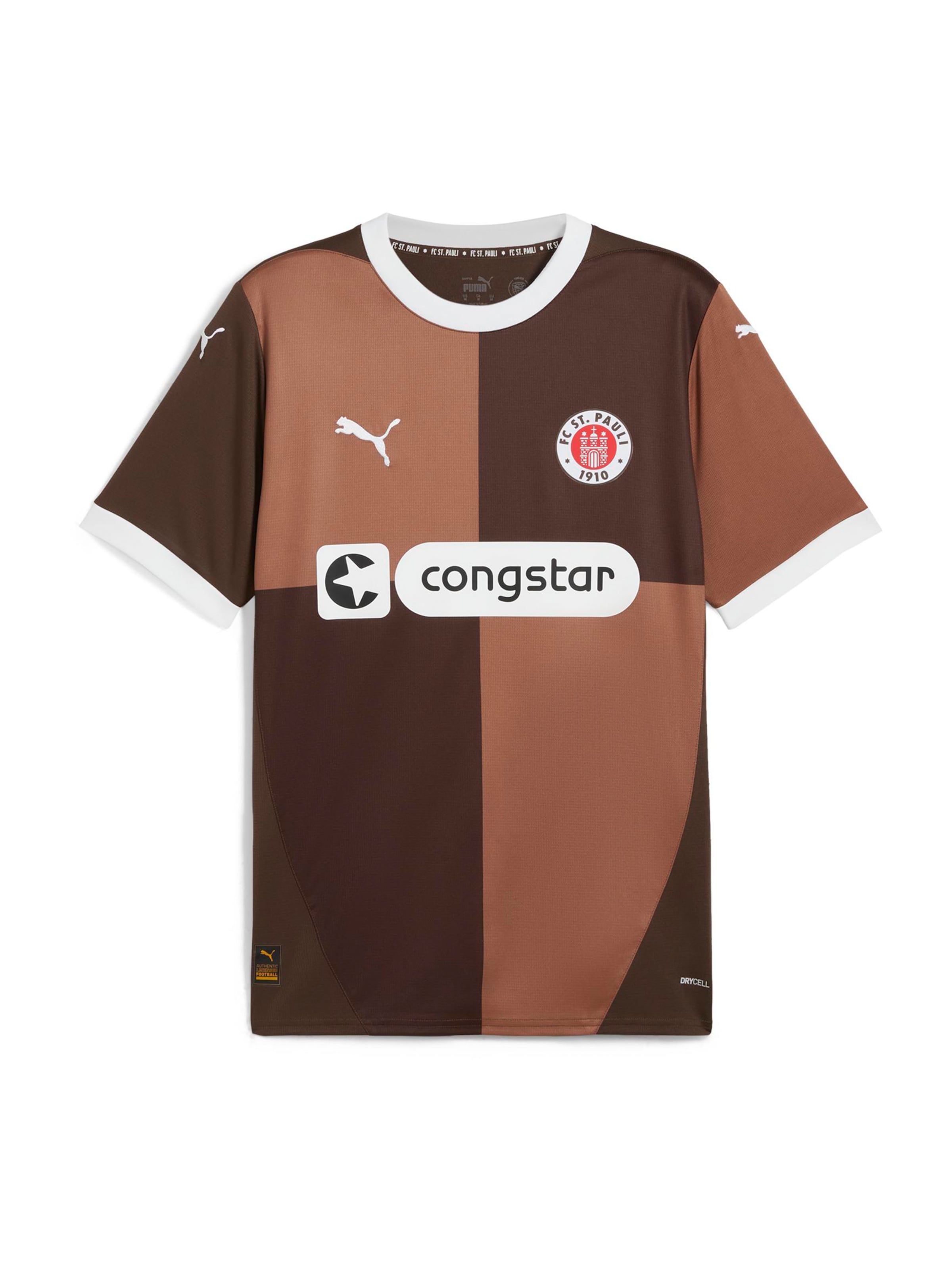 PUMA Trikot 'FC St. Pauli 24/25' in Braun: Vorderseite