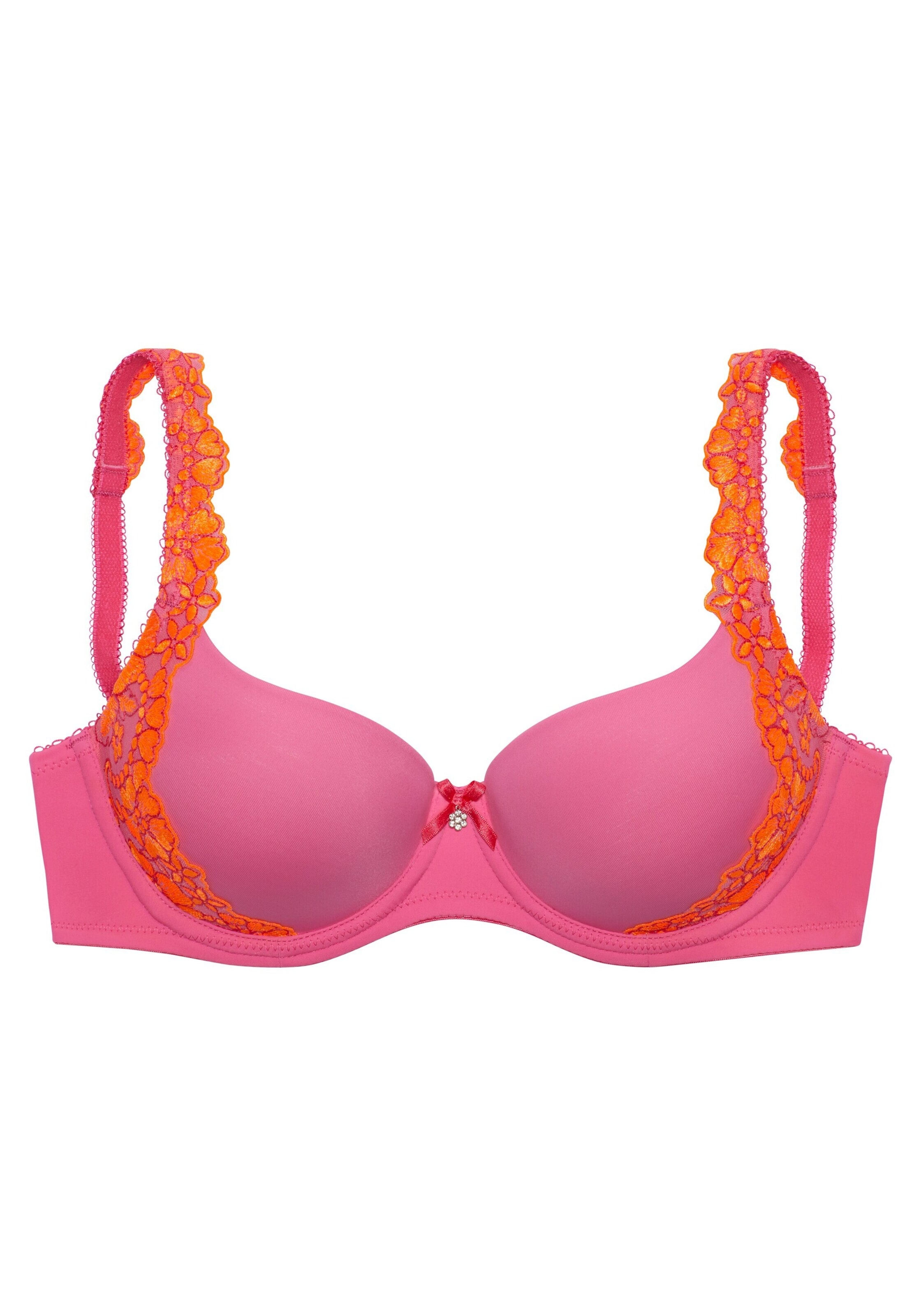 LASCANA Bra 'Wanda' in Pink: front