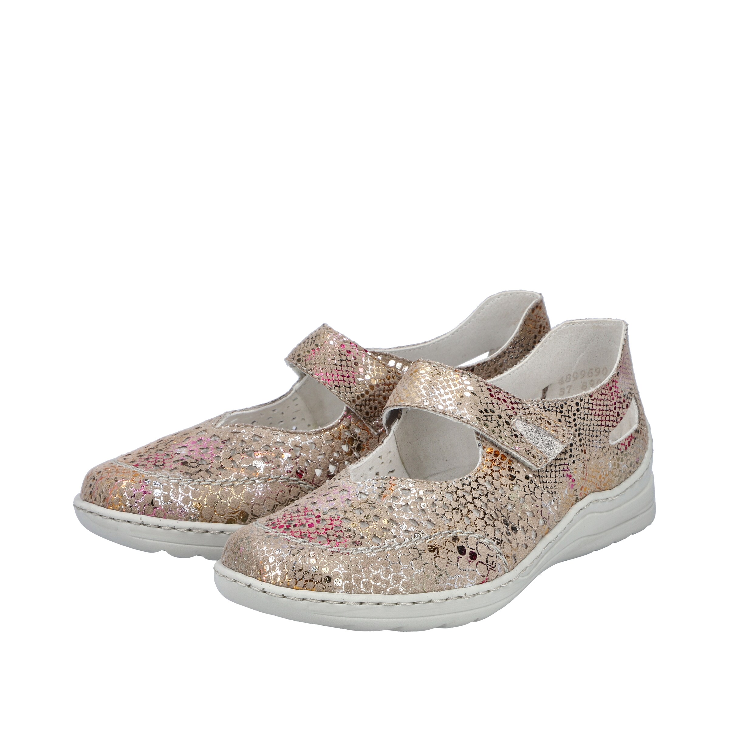 Rieker Slipper in Beige: Vorderseite