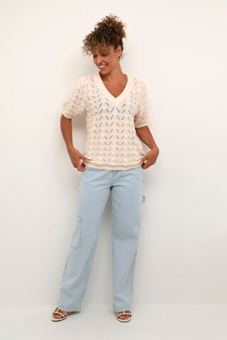 Pull-over 'Hami' Cream en beige