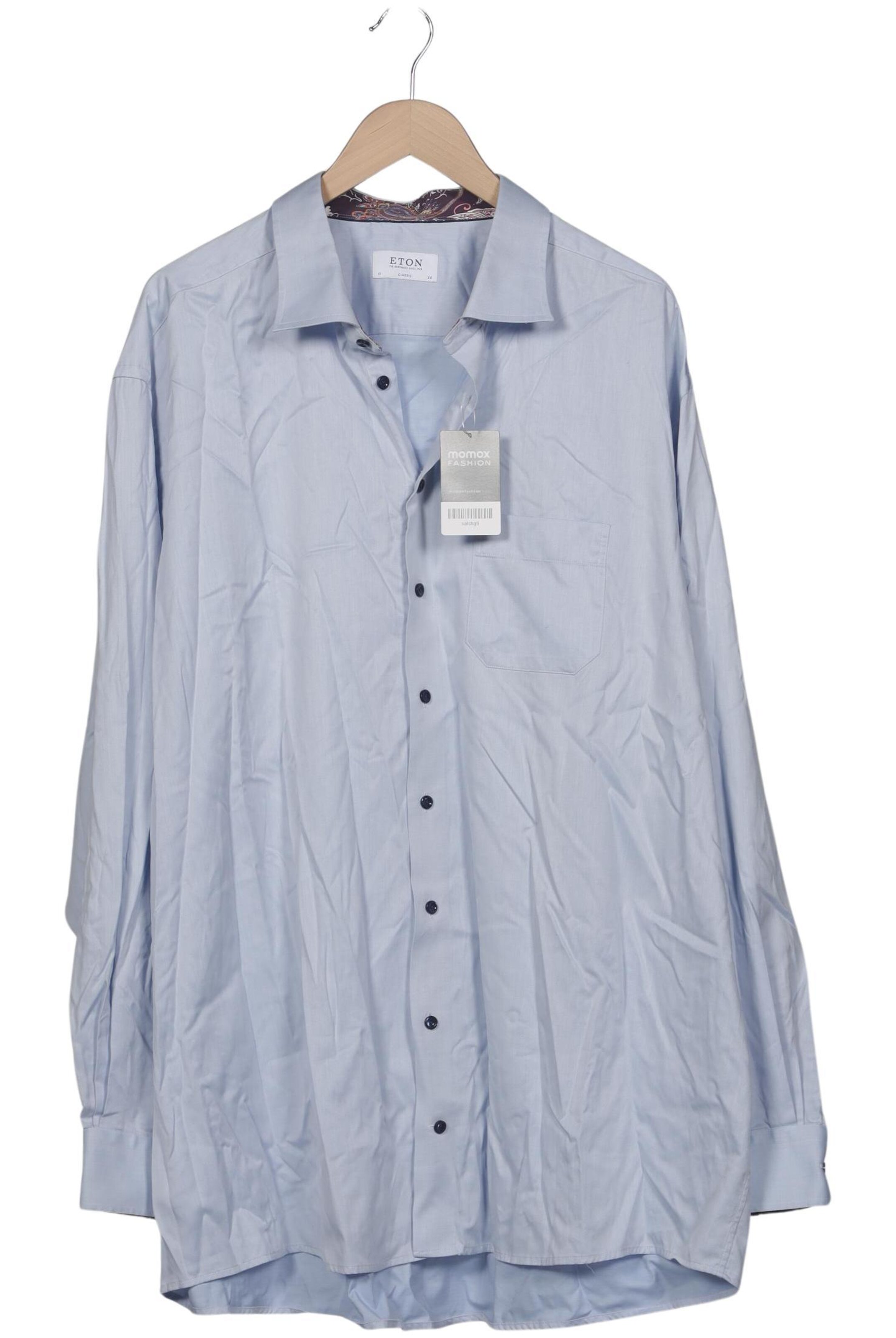 ETON Button Up Shirt in 5XL in Blue: front