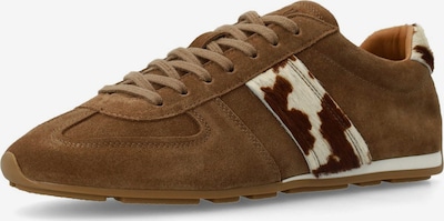 MANFIELD Sneaker low in 36 in braun / dunkelbraun / weiß, Produktansicht