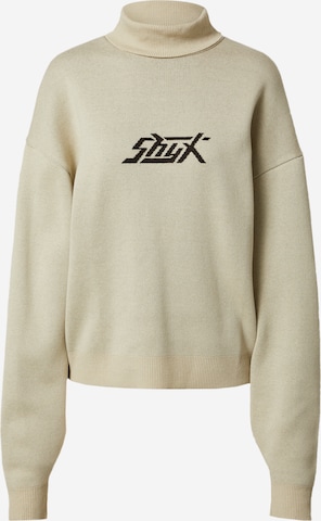 SHYX Trui 'Corvin' in Beige: voorkant