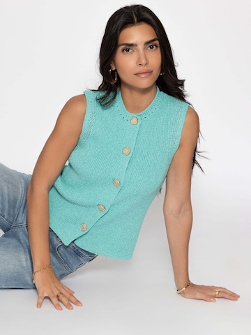 SASSYCLASSY Knitted Vest in Blue