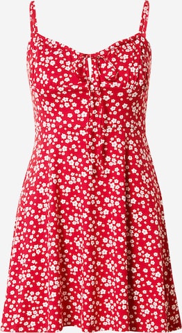 HOLLISTER - Vestido en rojo: frente