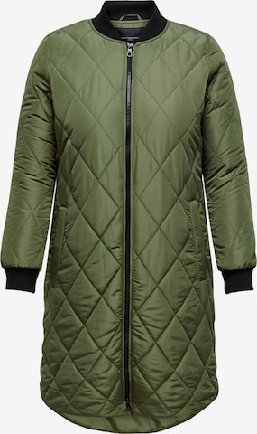 ONLY Carmakoma - Chaqueta de entretiempo 'Carrot' en verde: frente